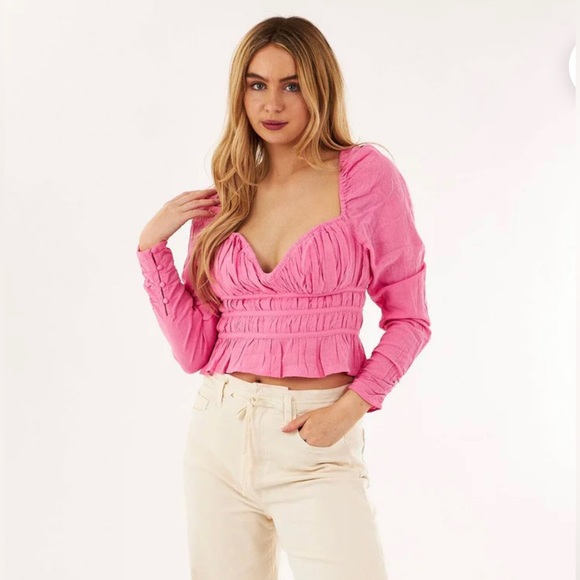 Flash SALE 🚨 FREE PEOPLE WOMENS CHLOE TOP IN AURORA SMALL NWT - Picture 7 of 8